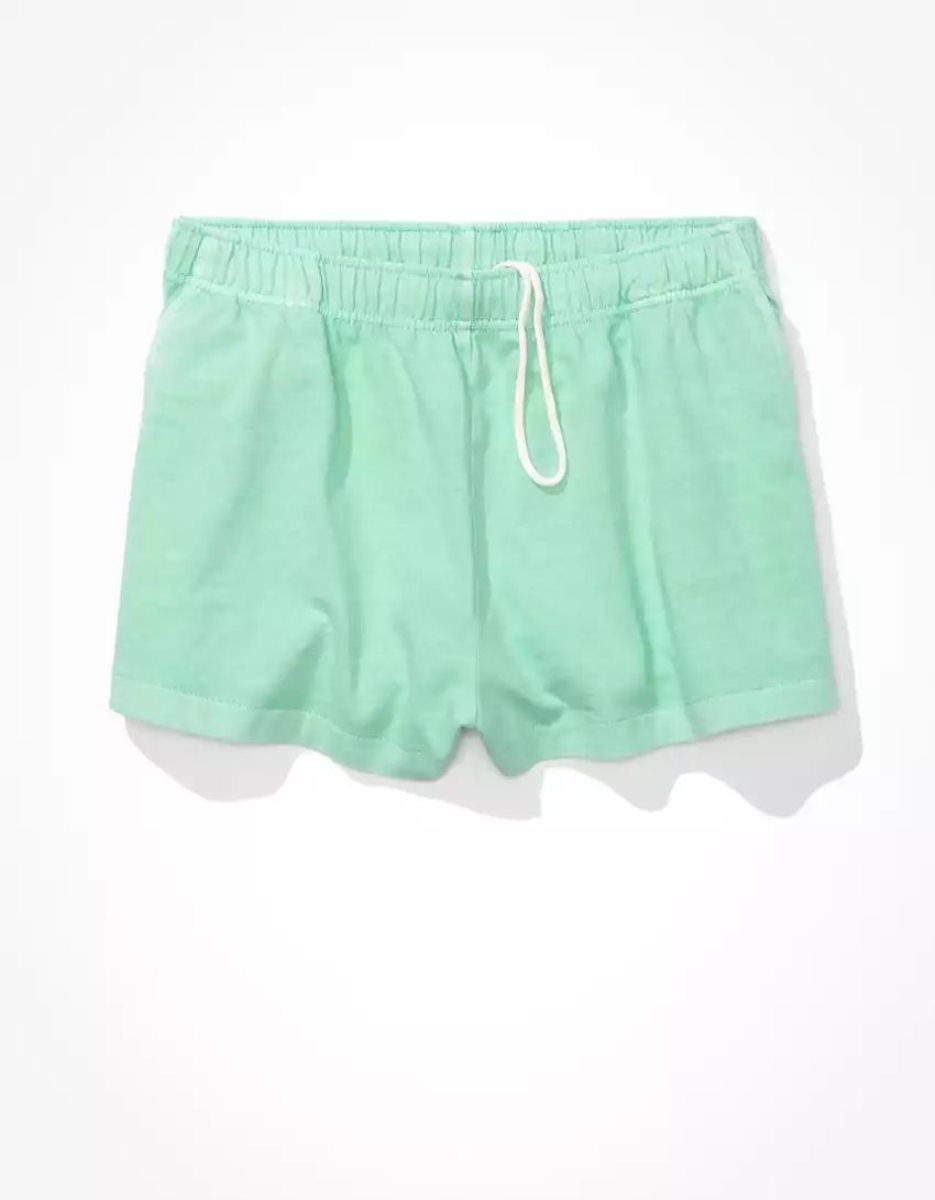 Shorts American Eagle AE Sun Set Knit Vert Femme | CXA-85831830